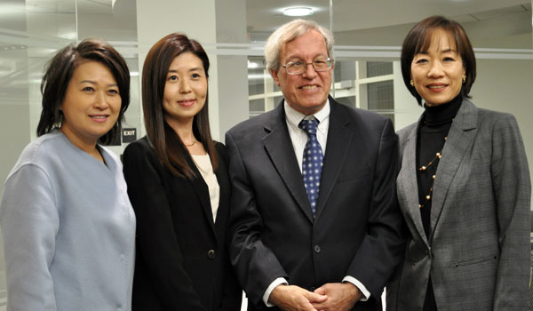 KLC Advisory Board members with Dean Chcmerinsky