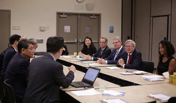 Korea University visit and meeting at UCI 